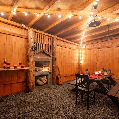 Forest Sauna Jacuzzi Balia Darlowko Rusko Tatil Evi