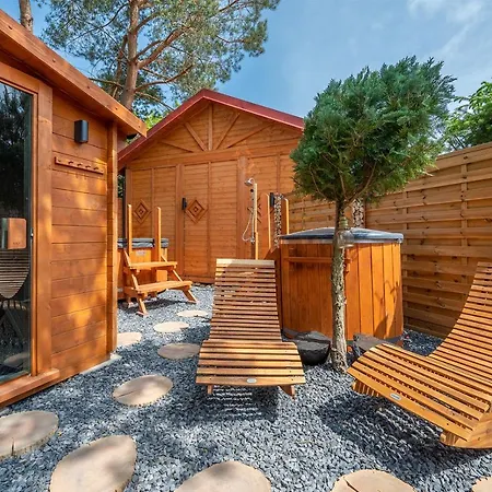 Dom wakacyjny Forest Sauna Jacuzzi Balia Darlowko Rusko *
