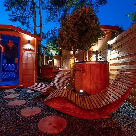 Forest Sauna Jacuzzi Balia Darlowko Rusko * Дарлово