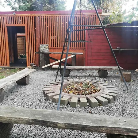 Holiday home Forest Sauna Jacuzzi Balia Darlowko Rusko