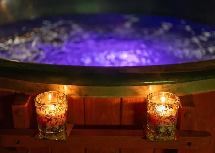 Forest Sauna Jacuzzi Balia Darłówko Rusko Сasa de vacaciones