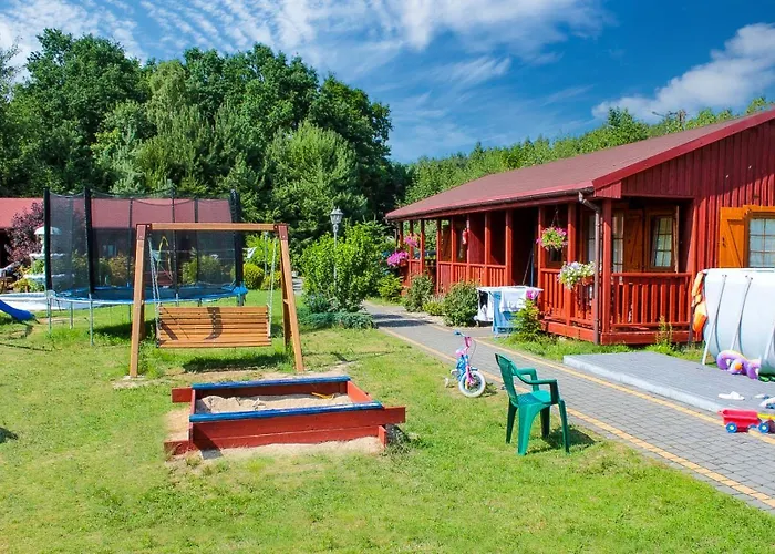 Сasa de vacaciones Forest Sauna Jacuzzi Balia Darłówko Rusko Darłowo