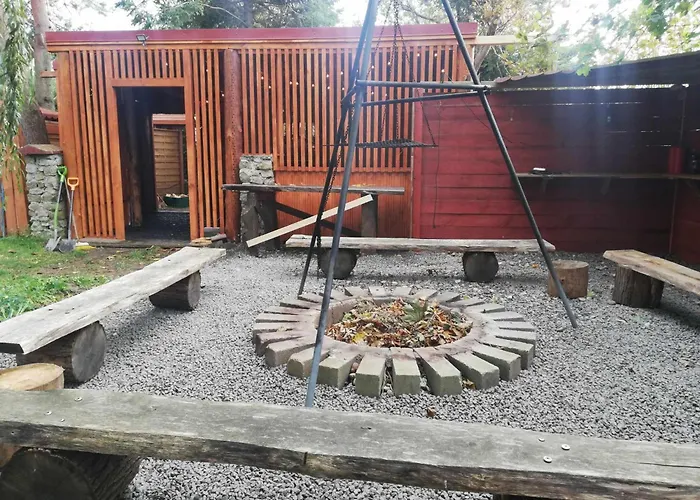 Сasa de vacaciones Forest Sauna Jacuzzi Balia Darłówko Rusko