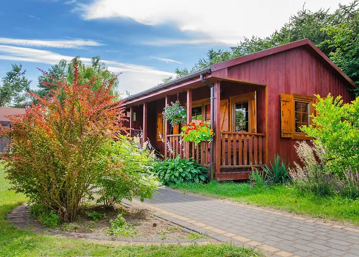 Сasa de vacaciones Forest Sauna Jacuzzi Balia Darłówko Rusko Darłowo