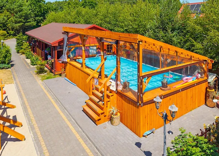 בית נופש Forest Sauna Jacuzzi Balia Darlowko Rusko